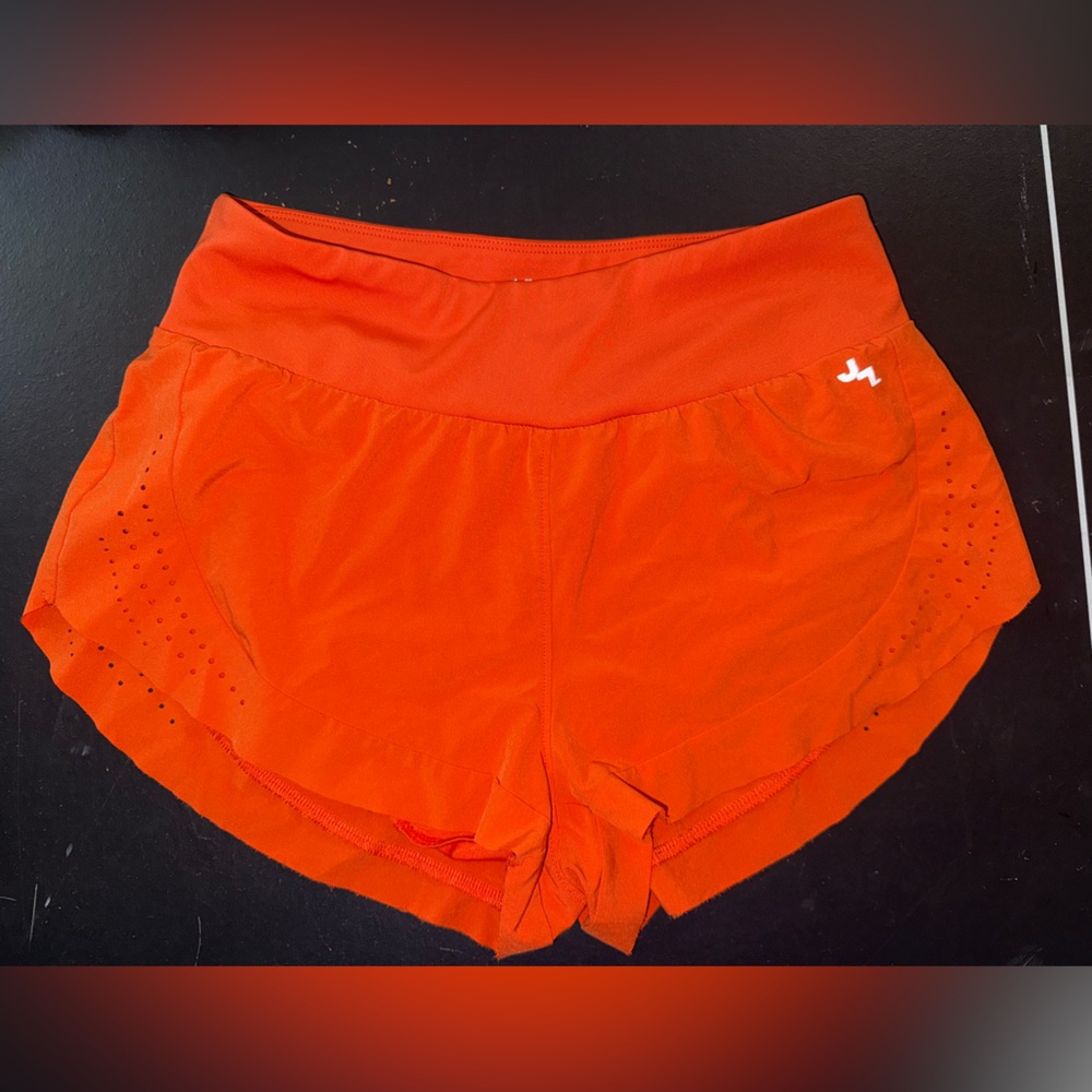 Joylab High-Waisted Laser Cut Shorts 2” Inseam